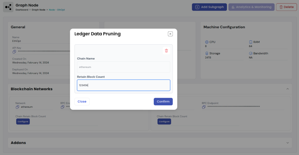 Dedicated Indexer for Use case-specific AppChains